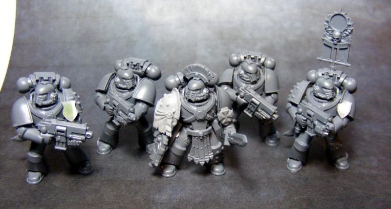30k, 3d Printing, Space Marines - first 5 tacticals - Gallery - DakkaDakka